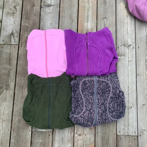 LOT OF 4 Lululemon Full Zip Scuba Hoodies - Picture 2 of 7